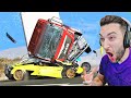 LOS ACCIDENTES MÁS BRUTALES A TODA VELOCIDAD 💥 BeamNG Drive