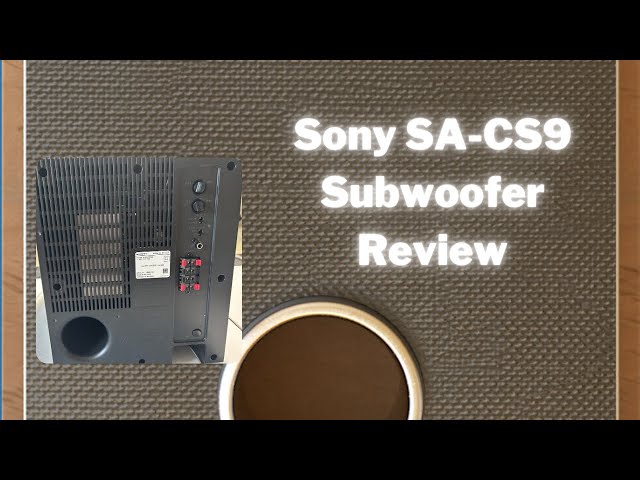 Sony subwoofer sacs9 review - YouTube