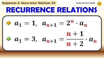 Recurrence Relation Given as a Ratio | Sequences & Recurrence Relations #3