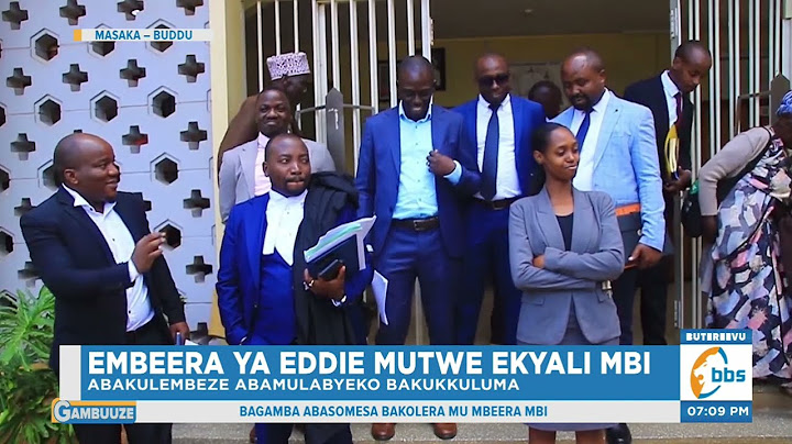 Embeera ya Eddie Mutwe Ekaabya , Bannamateeka Baagala Atwalibwe mu Ddwaliro