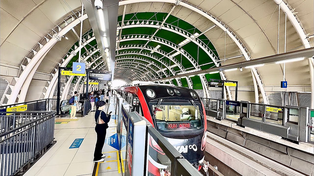 GO by LRT (LIGHT RAIL TRANSIT ) JABODEBEK Bekasi line REVIEW Station From Cikunir 1 - DUKUH ATAS BNI
