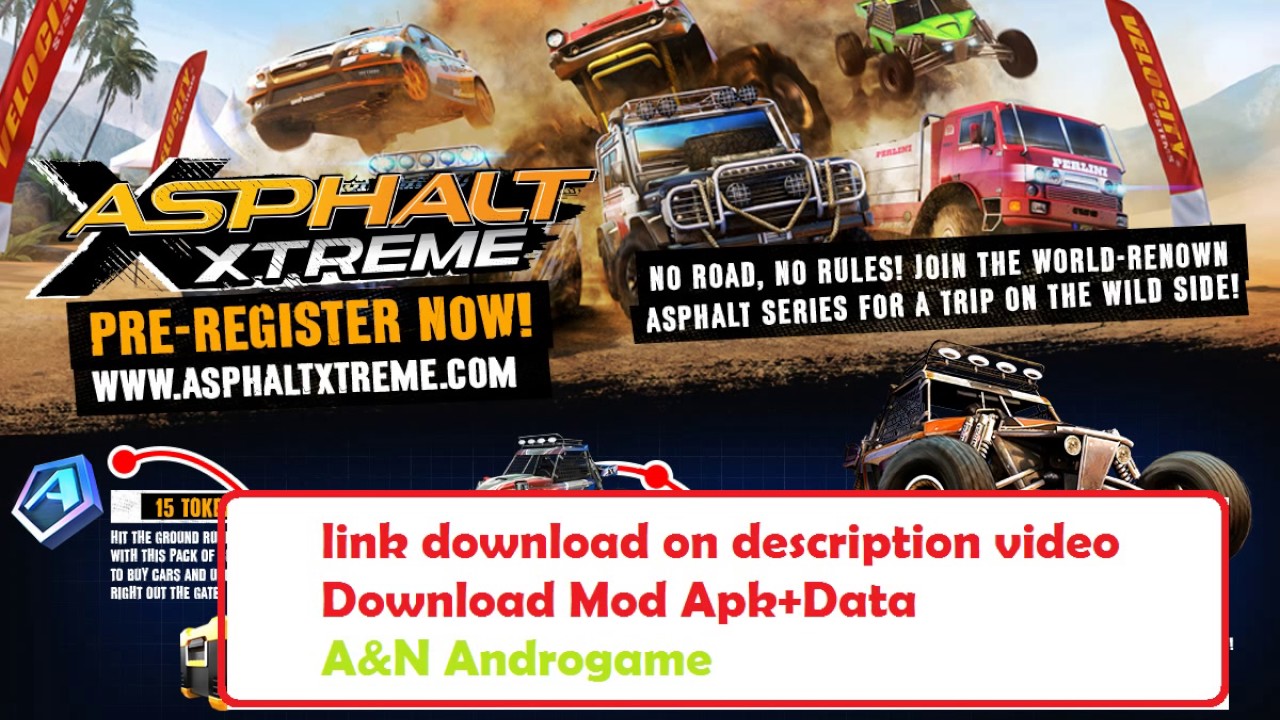 Asphalt Xtreme MOD APK+DATA Android 1.0.8a YouTube