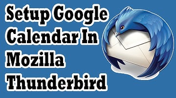How To Setup Google Calendar Mozilla Thunderbird With Synchronization Proof Without Lightening