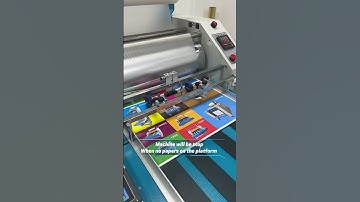 500MOS High speed hydraulic laminating machine #laminator #lamination #laminatingmachine