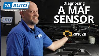 Check Engine Light? Mass Airflow Sensor (MAF) Circuit: Code P0102