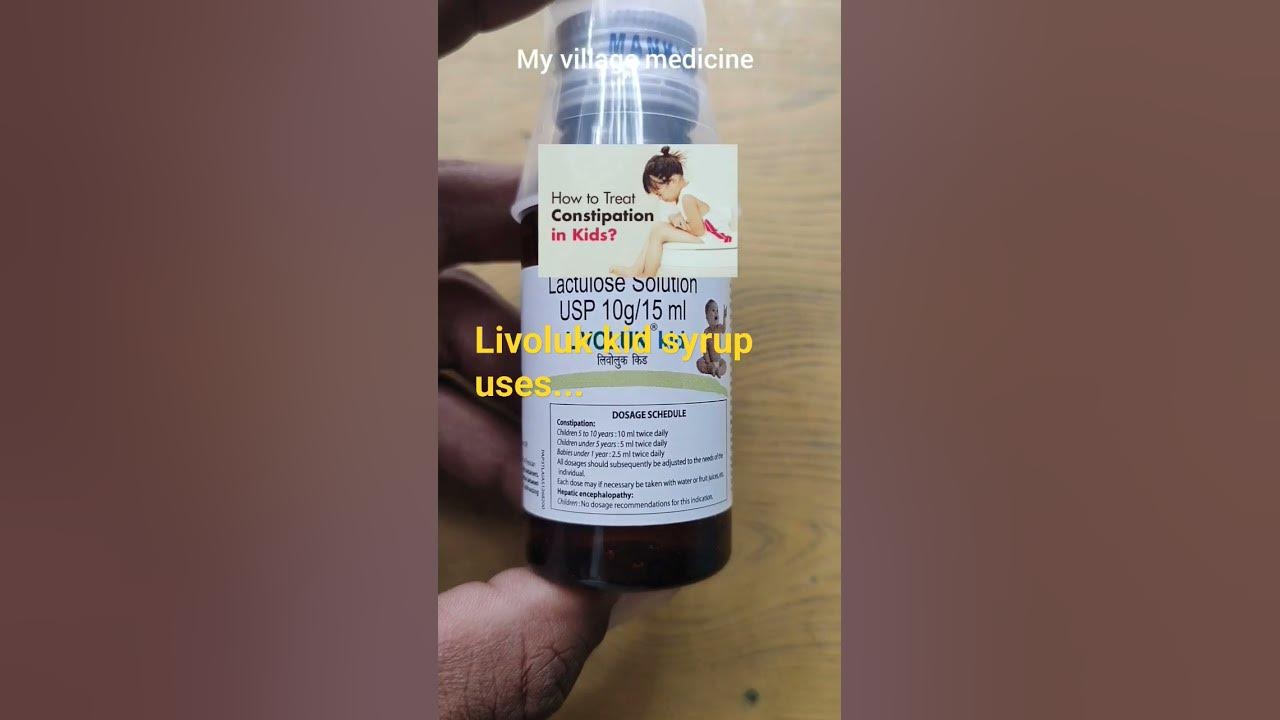 Livoluk kid syrup uses ll children constipation & bile safe - YouTube