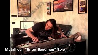 ENTER SANDMAN (Metallica cover) - Solo on Keyboard by Alexandros Muscio 1,333 views 4 years ago 1 minute, 9 seconds