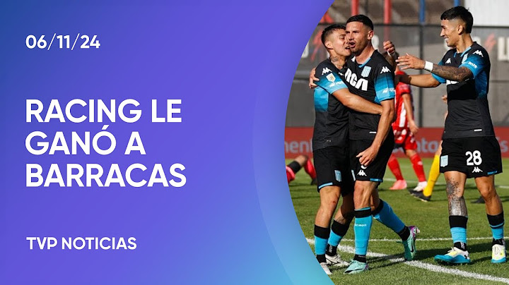 Liga profesional: Racing venció 2-0 y se mantiene cerca de la cima