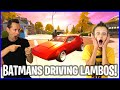 BATMANS DRIVING LAMBOS WITH RONALD!