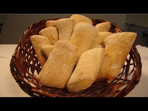 Receita Pão Ciabatta