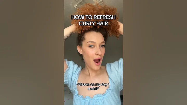 HOW TO REFRESH CURLY HAIR!! #curlyhair #haircare