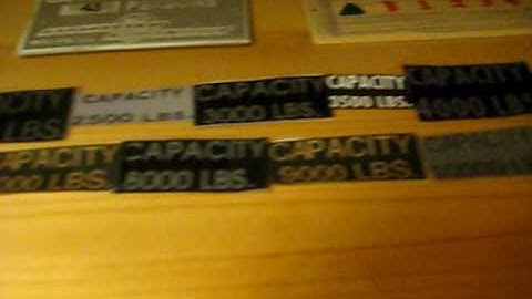 My Elevator Parts Collection, Part 1.