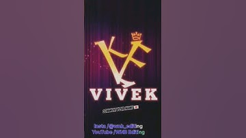 Comment Your Name 💌 Name logo design Vivek name logo design #shorts #viral #trending #youtubeshorts