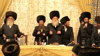 כניסת רבינו שליט"א והניגון החדש בשמחת החתונה ט"ז סיון תשפ"ג