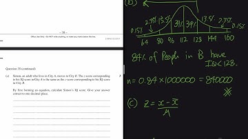2020 HSC Mathematics Standard 2/General 2 Paper Q35 a/b/c Solution