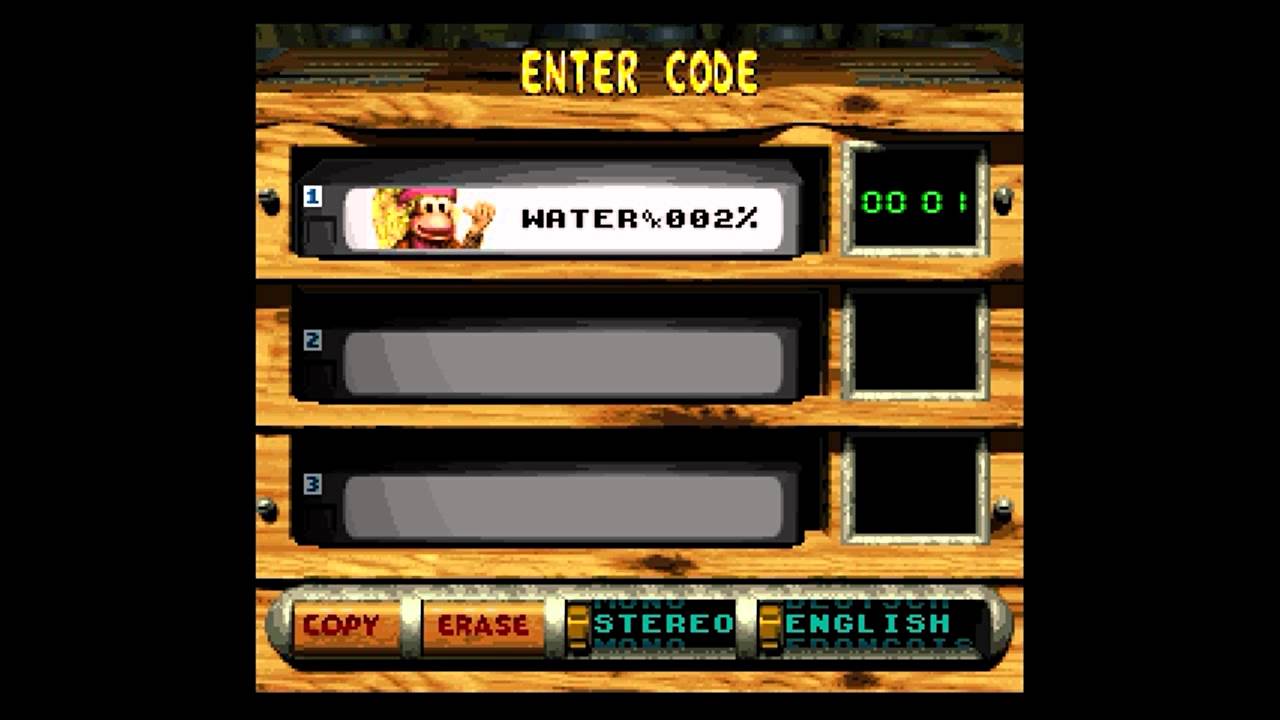 SNES Donkey Kong Country 3 Cheat 85 Bonus Coins YouTube