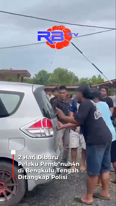 The perpetrator was arrested in a plantation area behind the Central Bengkulu Land Office.