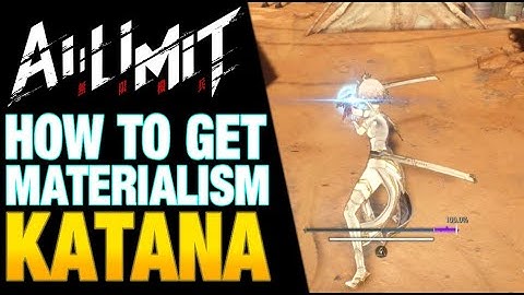 How To Get MATERIALISM KATANA Full Guide | AI Limit PS5 Gameplay #ailimit #animegames