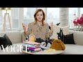 Inside emma watsons prada backpack  in the bag  vogue