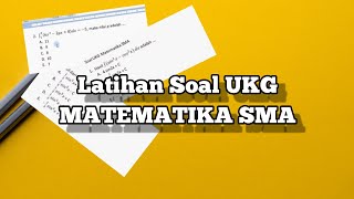 High School Mathematics UKG Practice Questions