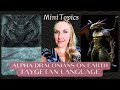 Alpha dracos dragons and taygetan language  minitopics with gosia