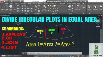 How to Divide Irregular Area