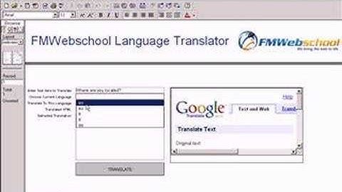 FileMaker Language Translator