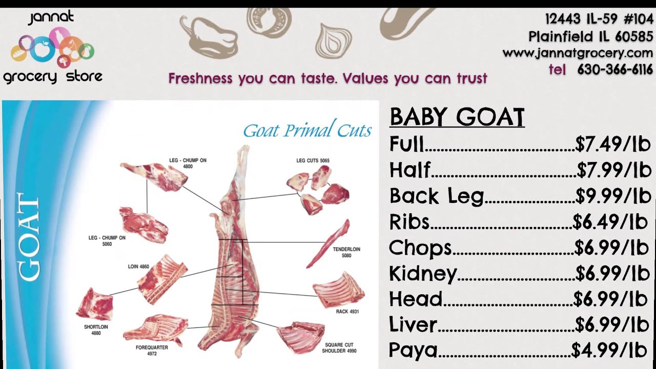 Price list for Zabihah Halal Meat YouTube