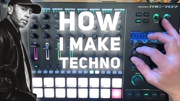 #MC707 HOW MAKE A TECHNO TRACK FROM SCRATCH ( no talking )