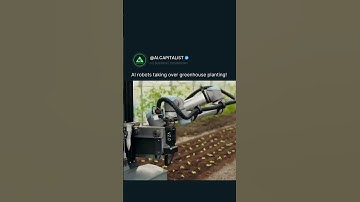 AI robots taking over greenhouse planting 🌱