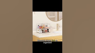 Makeup Organizer with Stackable Drawers