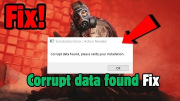 Fix Ready or not: Corrupt data found, please verify your installation (Easy fix)