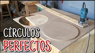 ¿Cómo cortar círculos de madera? | HAZ ESTA PLANTILLA EN MENOS DE 10 MINUTOS!!!