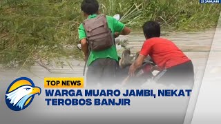Banjir di Muaro Jambi Putus Akses Jalan 3 Desa