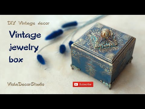 Video: How To Make A Shabby Style Jewelry Box