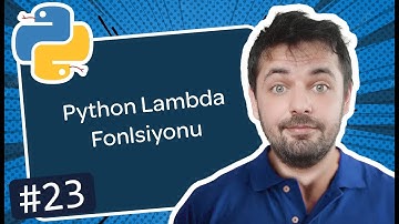 23 Python Lambda Fonksiyonu - Python Ders Videoları