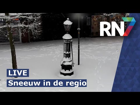 Bekijk LIVE: sneeuw in de regio