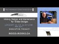 Design of Timber Bridges- Dan Tingley