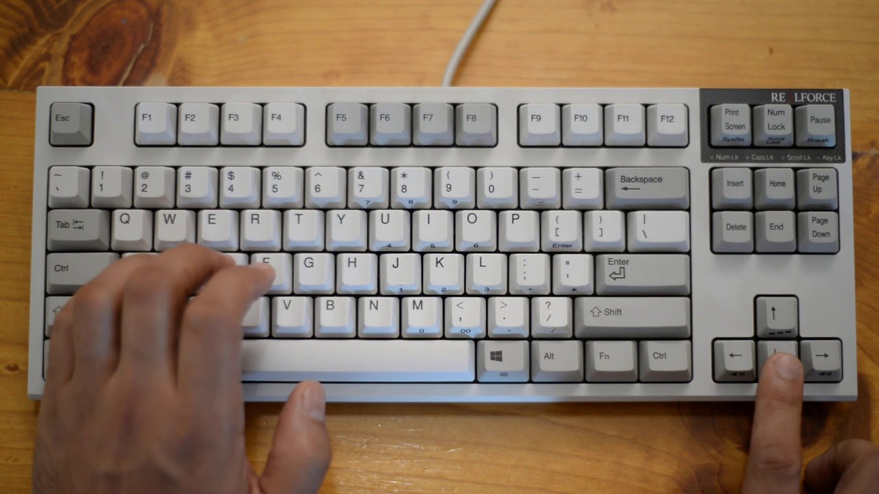 XMIT Reviews: Topre Realforce R2 (PFU Limited Edition) - deskthority