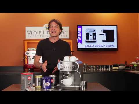 Review: Gaggia Carezza Deluxe Espresso Machine   Latte Art Capable!