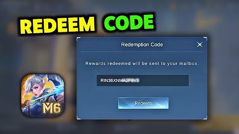 How To Redeem Code on Mobile Legend | Use Code