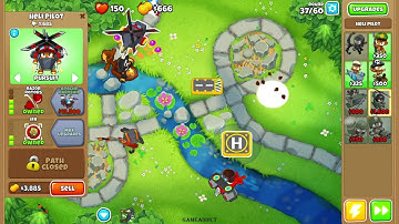 Bloons Tower Defense 6 | Downstream | Medium - Standard | Military Only | No Lives Lost