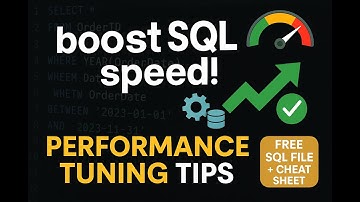SQL Query Performance Tuning | Speed Up Queries with Indexing, Execution Plan Optimization Technique
