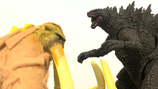 GODZILLA VS BEHEMOTH stop motion