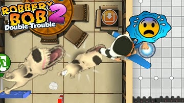 Robbery Bob 2 | Angry Dog Costume Vs ALL Jail Bob | Part 3