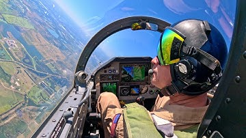 (4K) Marchetti S-211 Full Flight | Startup, Takeoff, Stalls, Landings