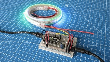 Physical computing RGB LED strip tutorial - Programmable APA102C RGB LED strip with FastLED
