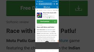 How To Download Motu Patlu Race Game By Easily. screenshot 3