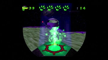 Gex 3D: Enter the Gecko - PS1 - #41 - Pain in the Asteroids - Ride the Warp Tube (Blind)
