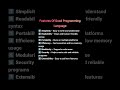 Top Features of a Good Programming Language 💯💫 #viralshorts #shorts #viral #ytstudioes#youtubeshorts